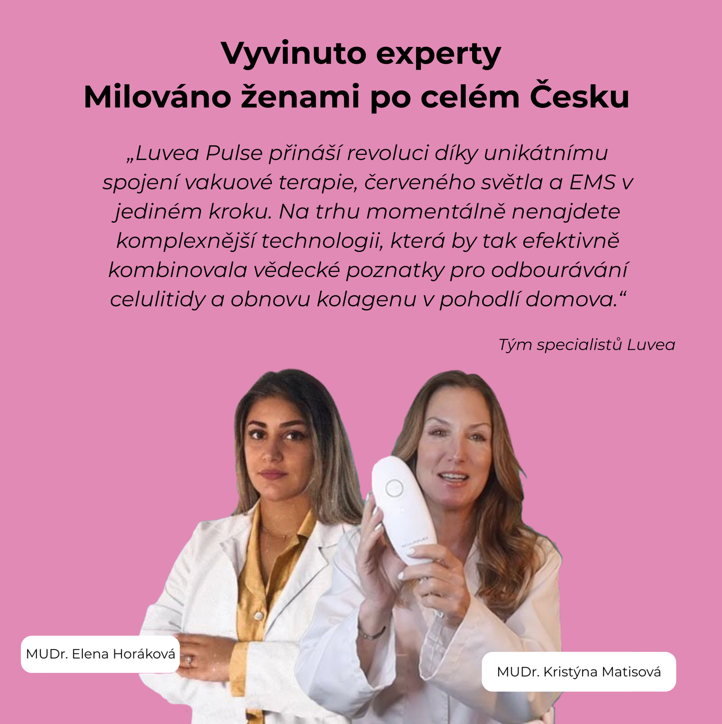 Luvea Pulse™ - Multifunkční přístroj 3v1 na zpevnění pokožky